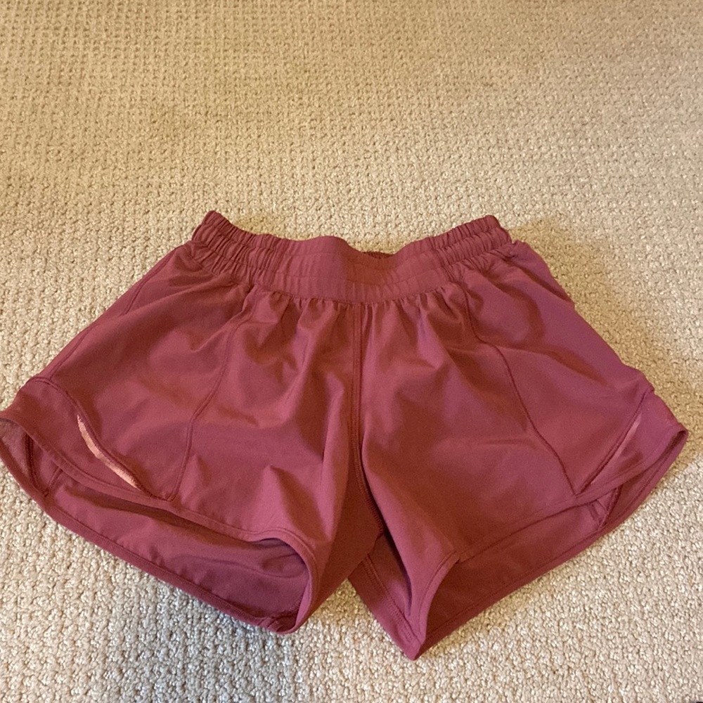 Lululemon mulled wine shorts size 2